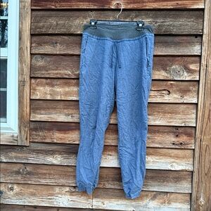 Patagonia Gray and Blue Joggers worn wear